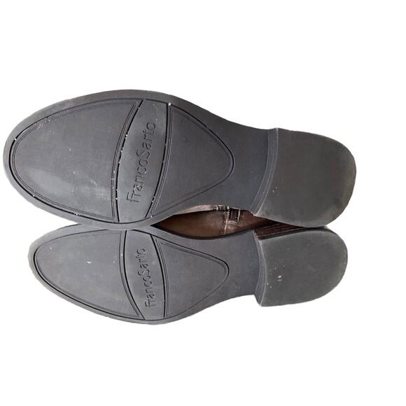 Franco Sarto Hyla Leather Ankle Boot Women's Size 6M Cognac - Picture 6 of 10